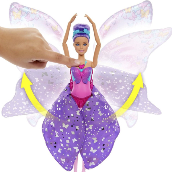 Păpușă Barbie Magic wings zână HXJ10  3+ photo 6