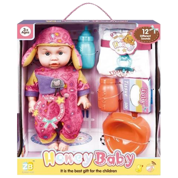 Păpușă Honey Baby 43834 bebeluș  3+ photo 1