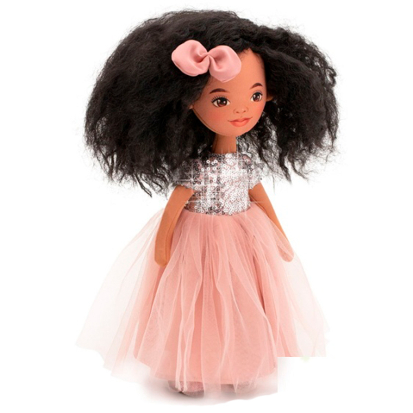 Păpușă Orange Toys Tina in a Pink Dress with Sequins model SS05-05 3+ photo 2