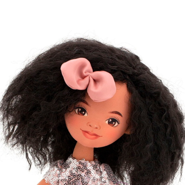 Păpușă Orange Toys Tina in a Pink Dress with Sequins model SS05-05 3+ photo 3