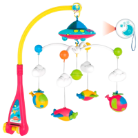 Jucărie pentru pătuțuri și cărucioare Baby Mix Alexis 38648 Multicolor 0+