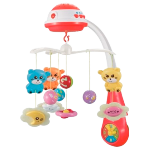 Jucărie pentru pătuțuri și cărucioare Baby Mix Animals FS-35604 Red 0+ photo 1