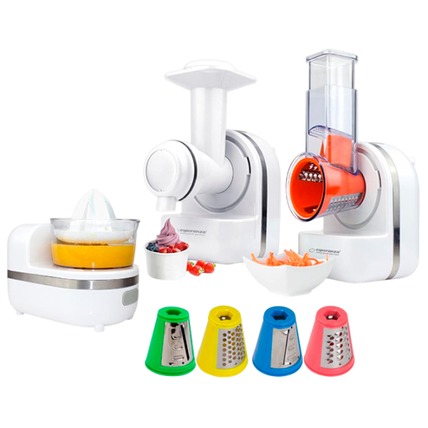 Robot de bucătărie Esperanza Panzanella White 150 W, Mecanic, Numărul de viteze: 4 photo 3