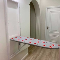 Masă de călcat Alfa Mobila 7506 White Lungimea suprafeței de lucru: 118 cm, Lățimea suprafeței de lucru: 48 cm