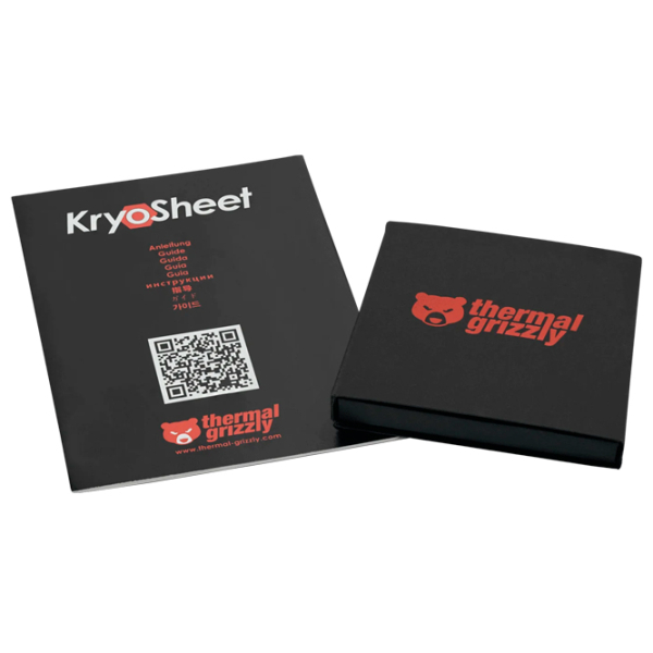Pastă termoconductoare Grizzly KryoSheet 3 g Black -250°C - 150°C photo 2