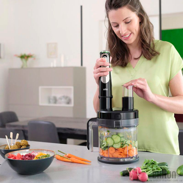 Blender de mână Braun MQ9187XLIBK Black  photo 5