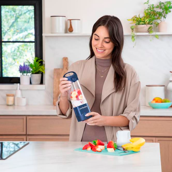 Blender portabil Nutribullet NBP003NBL Blue  photo 6