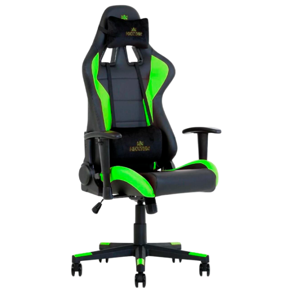 Игровое кресло Nowy Styl Hexter ML Черный Зелёный  photo 1