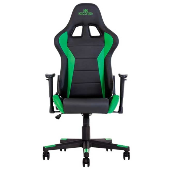 Игровое кресло Nowy Styl Hexter ML Черный Зелёный  photo 2