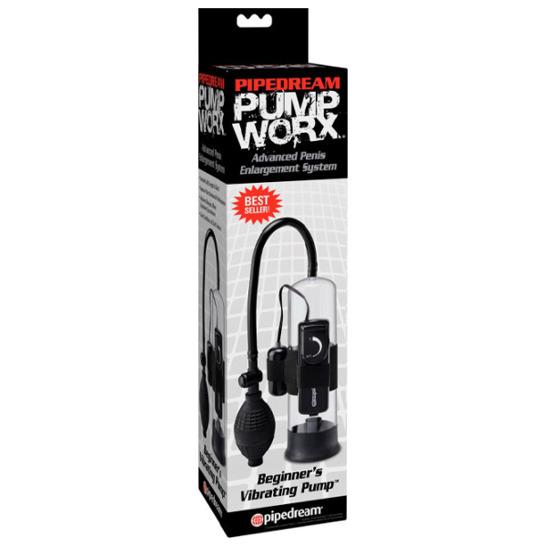 Насос для члена Pipedream Pump Worx Beginner’s Vibrating Pump 05433900000 Прозрачный  photo 2