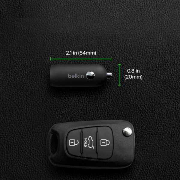 Автомобильное зарядное устройство Belkin Boost Charge (30 Вт) Черный  / Черный photo 5