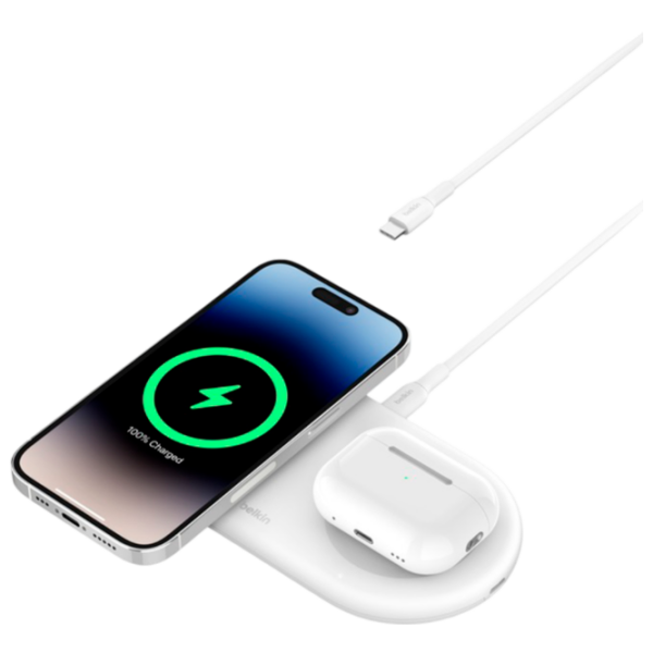 Беспроводная зарядка Belkin Qi2 (15 Вт) Белый  / Белый photo 1
