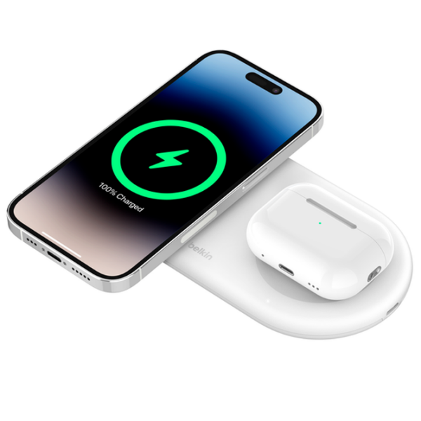 Беспроводная зарядка Belkin Qi2 (15 Вт) Белый  / Белый photo 2
