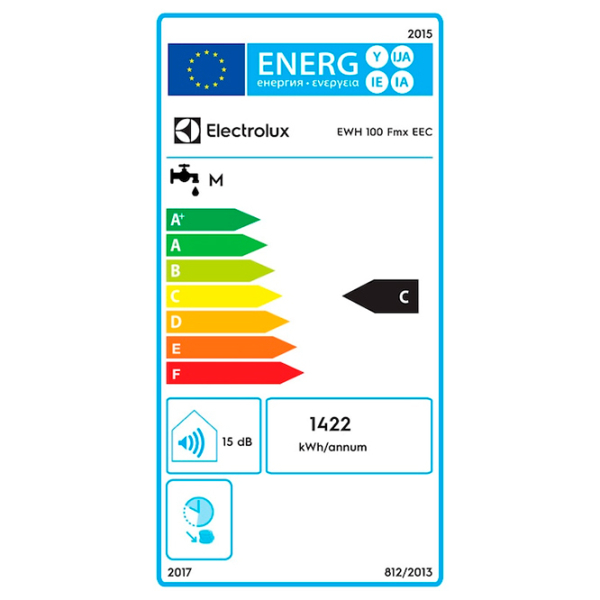 Boiler Electrolux EWH 100 Fmx EEC White 2000 W, 100 l, «Uscat», Email photo 6