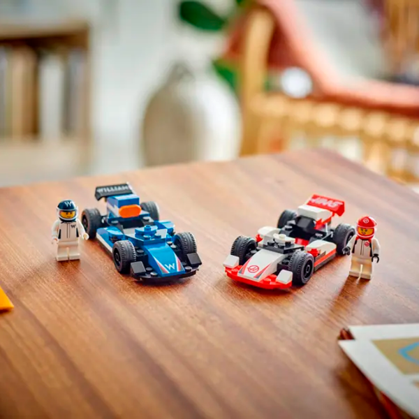 Constructor LEGO F1 Williams Racing & Haas Multicolor Numărul de piese 92, 4+ photo 6