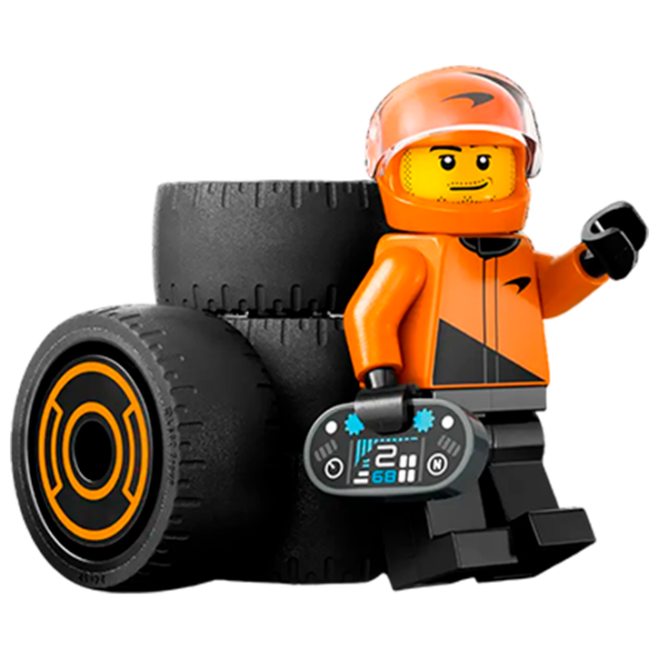 Конструктор LEGO F1 Driver With Mclaren Race Car Разноцветный Количество деталей 86, 6+ photo 4