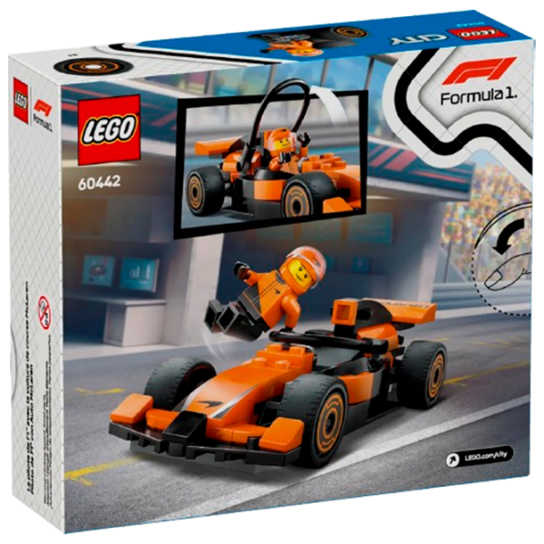 Конструктор LEGO F1 Driver With Mclaren Race Car Разноцветный Количество деталей 86, 6+ photo 8
