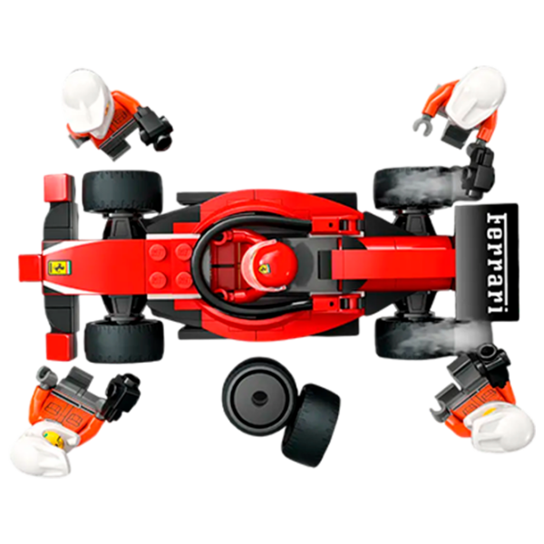 Constructor LEGO F1 Pit Stop & Pit Crew With Ferrari Car Set Multicolor Numărul de piese 322, 6+ photo 5
