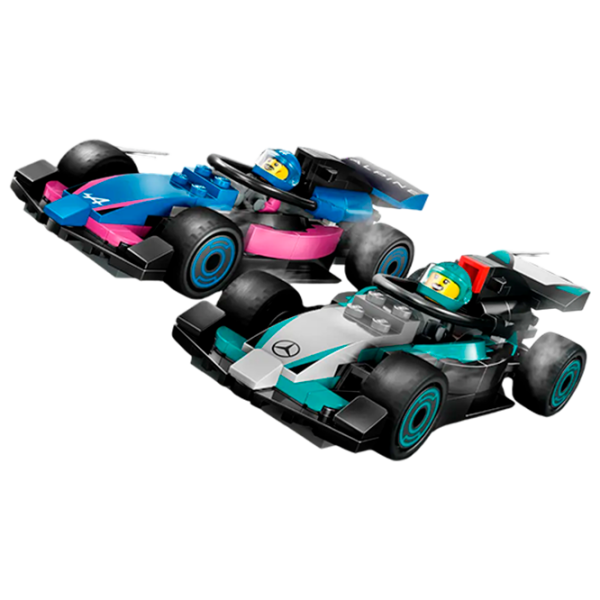 Constructor LEGO F1 Garage & Mercedes-Amg & Alpine Cars Multicolor Numărul de piese 678, 7+ photo 4