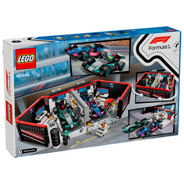 Constructor LEGO F1 Garage & Mercedes-Amg & Alpine Cars Multicolor Numărul de piese 678, 7+ photo 9