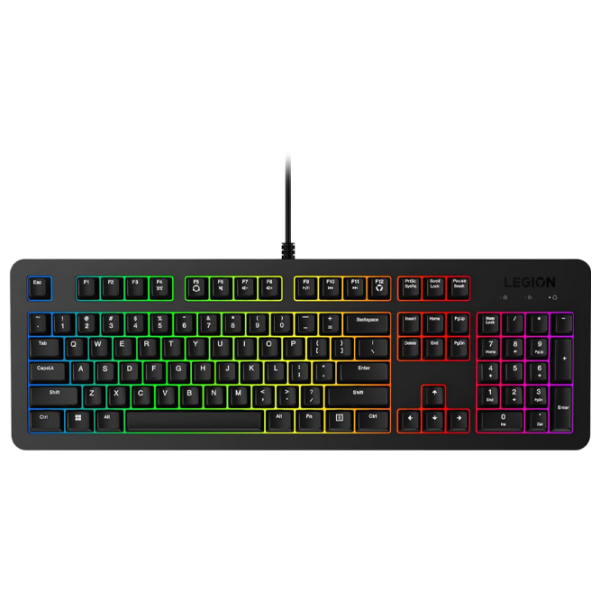 Tastatură Lenovo Legion K310 Black Gaming, Cu fir photo 1