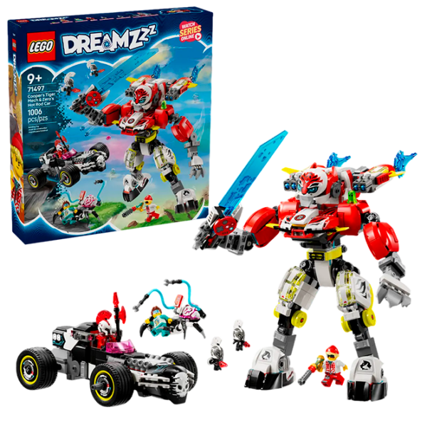 Constructor LEGO Cooper'S Tiger Mech Multicolor Numărul de piese 1006, 9+ photo 2