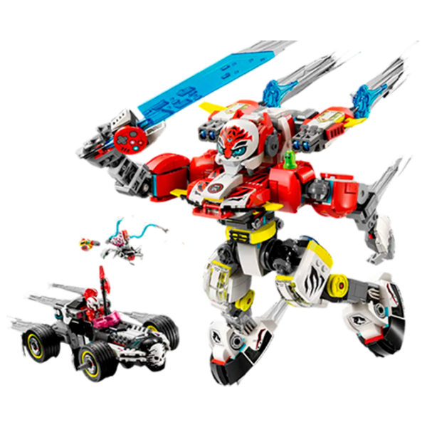 Constructor LEGO Cooper'S Tiger Mech Multicolor Numărul de piese 1006, 9+ photo 4