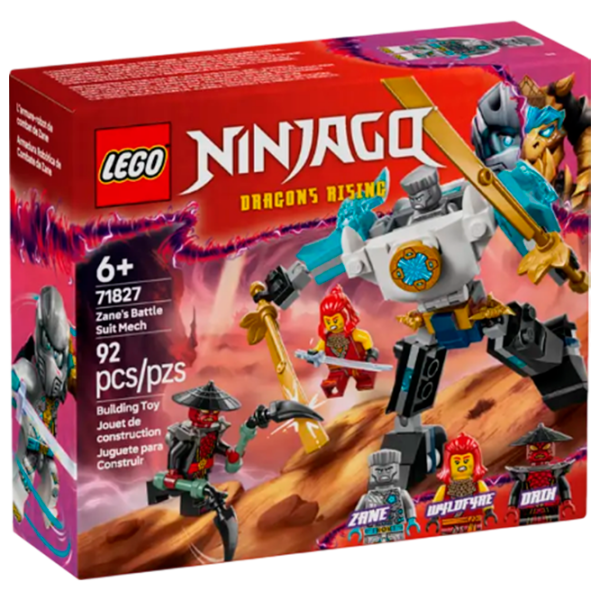 Constructor LEGO Zane'S Battle Suit M Multicolor Numărul de piese 92, 6+