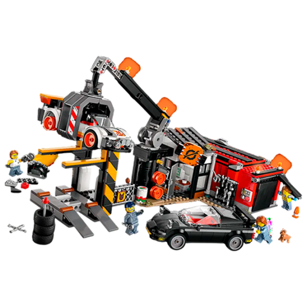 Constructor LEGO Scrapyard with Cars Multicolor Numărul de piese 871, 7+ photo 3