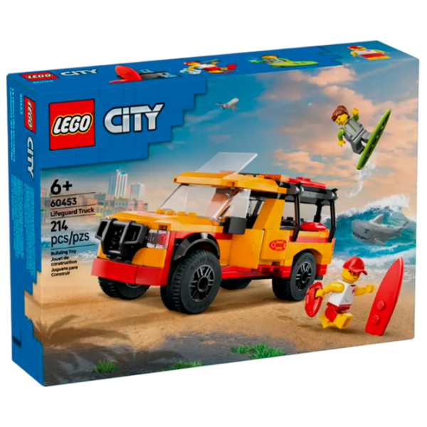 Constructor LEGO Lifeguard Beach Rescue Truck Multicolor Numărul de piese 214, 6+