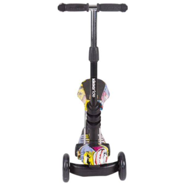 Детский трёхколёсный самокат Makani Ride and Skate (31006010023) Черный 2 года, 50 кг, Полиуретановые photo 2