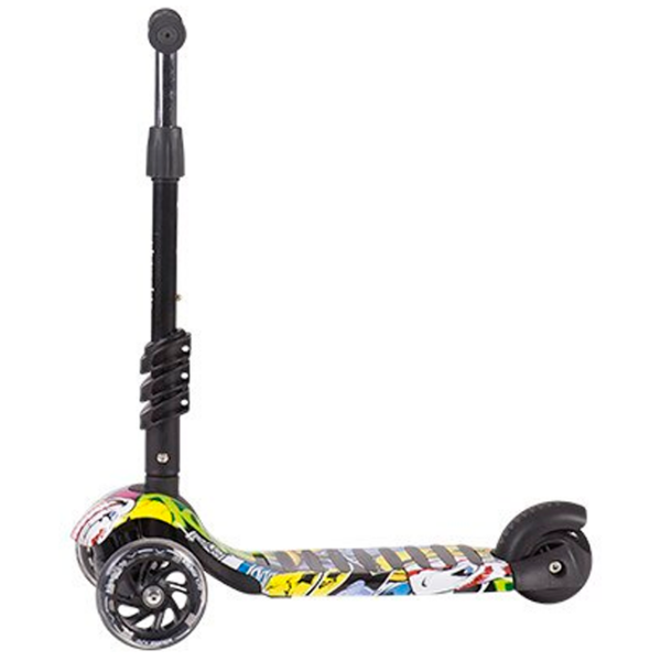 Детский трёхколёсный самокат Makani Ride and Skate (31006010023) Черный 2 года, 50 кг, Полиуретановые photo 4