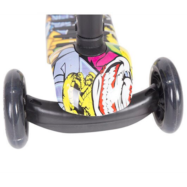 Детский трёхколёсный самокат Makani Ride and Skate (31006010023) Черный 2 года, 50 кг, Полиуретановые photo 5