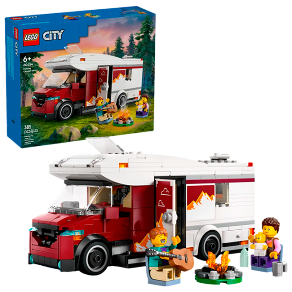 Constructor LEGO Holiday Adventure Camper Van Multicolor Numărul de piese 385, 6+ photo 5