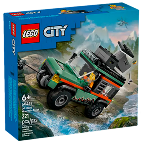 Constructor LEGO Off-Road 4x4 Mountain Truck Multicolor Numărul de piese 221, 6+ photo 1
