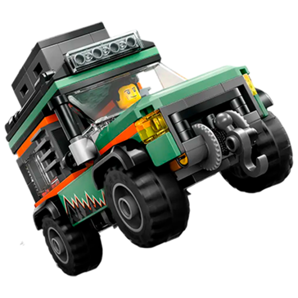 Constructor LEGO Off-Road 4x4 Mountain Truck Multicolor Numărul de piese 221, 6+ photo 3