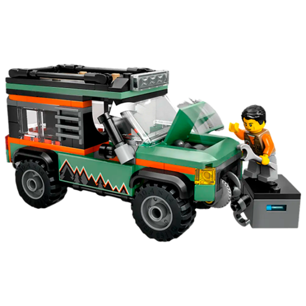 Constructor LEGO Off-Road 4x4 Mountain Truck Multicolor Numărul de piese 221, 6+ photo 4