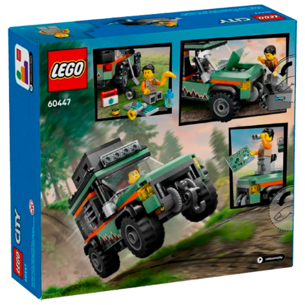 Constructor LEGO Off-Road 4x4 Mountain Truck Multicolor Numărul de piese 221, 6+ photo 8