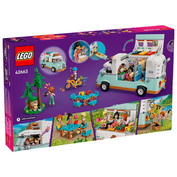 Constructor LEGO Friendship Camper Van Adventure Multicolor Numărul de piese 778, 7+ photo 8