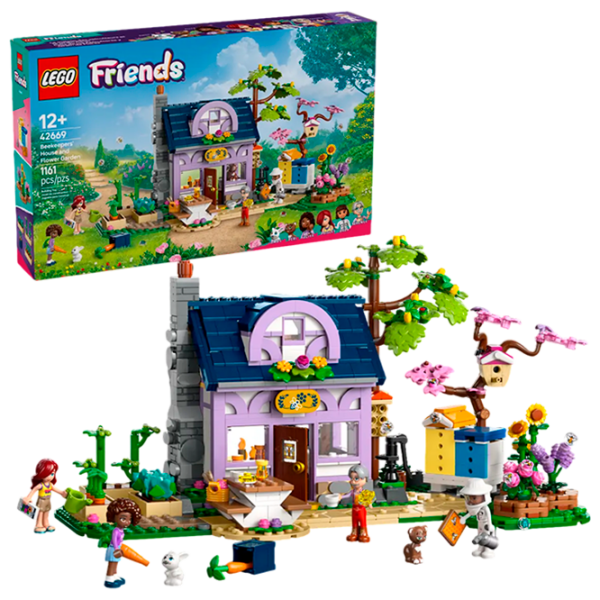 Constructor LEGO Beekeepers House and Flower Garden Multicolor Numărul de piese 1161, 12+ photo 2