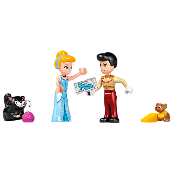 Constructor LEGO Cinderella's Castle and Horse Carriage Multicolor Numărul de piese 596, 6+ photo 4