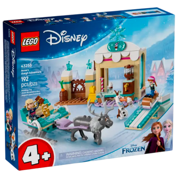 Constructor LEGO Anna's Sleigh Adventure Multicolor Numărul de piese 192, 4+ photo 1