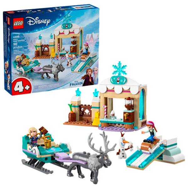 Constructor LEGO Anna's Sleigh Adventure Multicolor Numărul de piese 192, 4+ photo 2