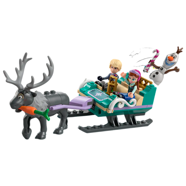 Constructor LEGO Anna's Sleigh Adventure Multicolor Numărul de piese 192, 4+ photo 4