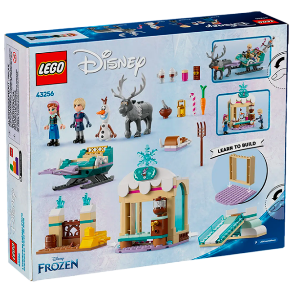 Constructor LEGO Anna's Sleigh Adventure Multicolor Numărul de piese 192, 4+ photo 8