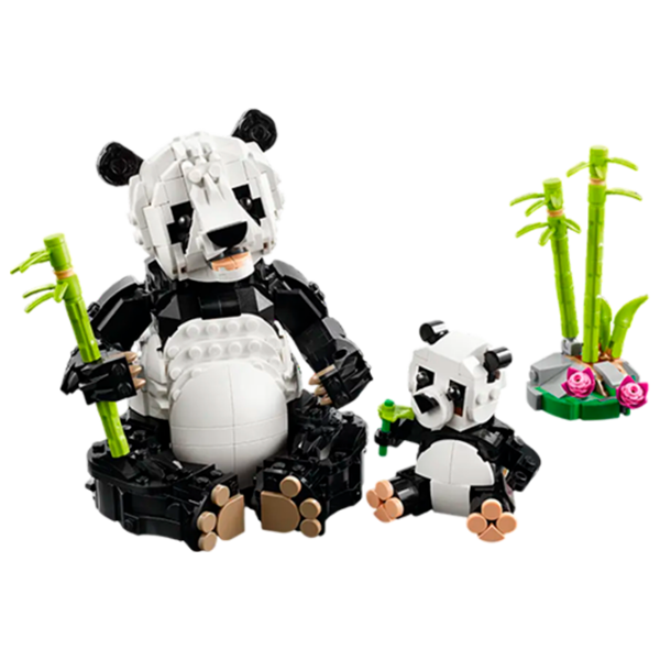 Constructor LEGO Panda Family Multicolor Numărul de piese 626, 8+ photo 3