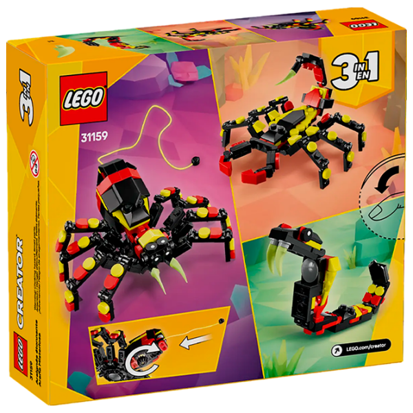 Constructor LEGO Surprising Spider Multicolor Numărul de piese 153, 7+ photo 8