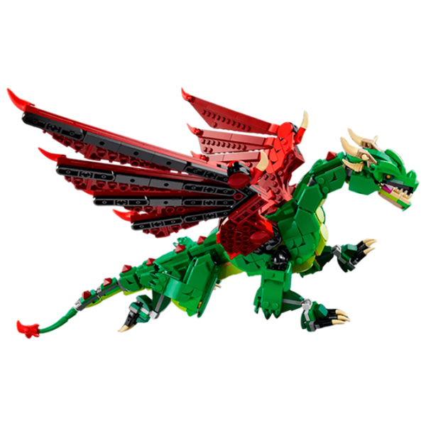 Constructor LEGO Medieval Dragon Multicolor Numărul de piese 715, 9+ photo 3
