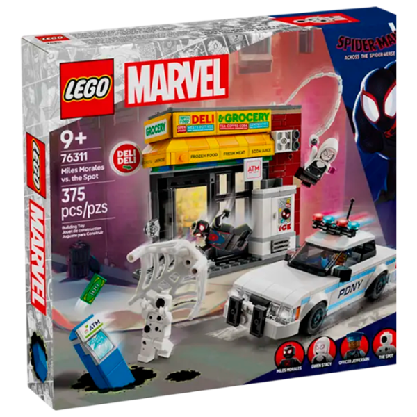 Constructor LEGO Miles Morales VS The Spot Multicolor Numărul de piese 375, 9+ photo 1