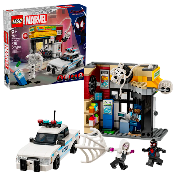 Constructor LEGO Miles Morales VS The Spot Multicolor Numărul de piese 375, 9+ photo 3